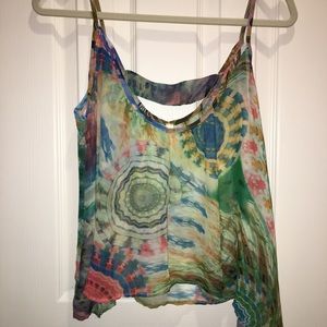 Flowy colorful top